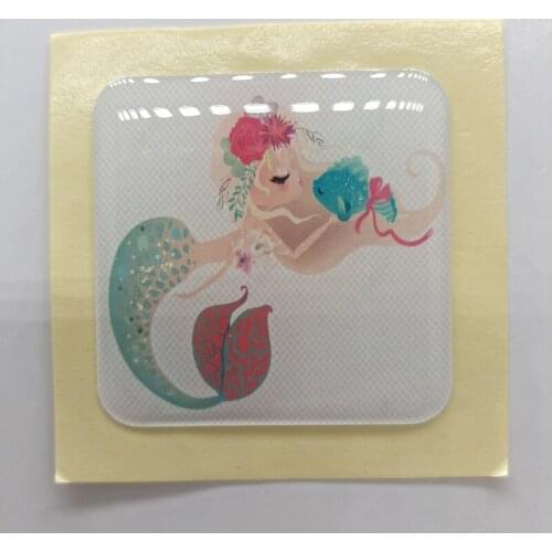 Custom OEM high quality clear 3D 3M protective decoration car door adhesive dome