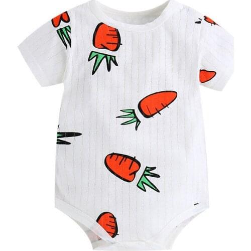 0-2 years Top Quality Cotton Jumpsuit For Newborn Baby Girl Rompers Short Sleeve toddler Baby Boys Clothes Overalls Children