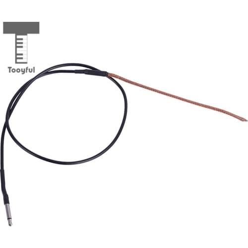 Tooyful Plastic Acoustic Guitar 2.5mm Plug EQ Transducer Under Saddle Piezo Pickup