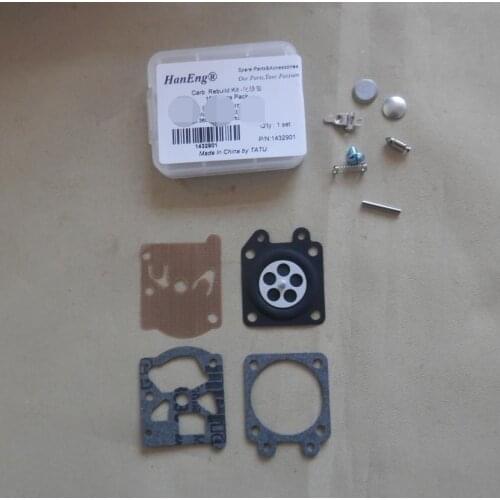 CARB REPAIR KIT FOR ZAMA C1U-W8 W14 WALBRO WT- 891 20 324 625 637 662 CARBURETOR DIAPHRAGM GASKET SPRING REBUILD OVERHAULT PIN