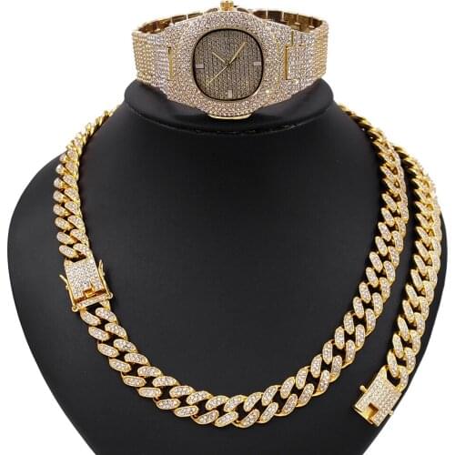 Yulaili Luxury Round Quartz Watch For Women Shiny Rose Gold Wrist Watches Necklace Bracelet For Ladies Gifts Free Shipping