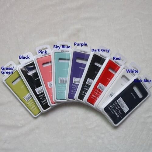 Samsung Galaxy S8 Plus Silky Soft-touch Liquid Silicone Shell Cover Original Case for Galaxy S8 S8+ S8 Plus With Retail Box