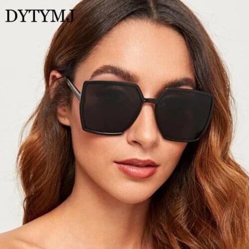 DYTYMJ Vintage Square Sunglasses Women Oversized Sunglasses Women Luxury Brand Designer Sun Glasses Retro Gafas De Sol Mujer