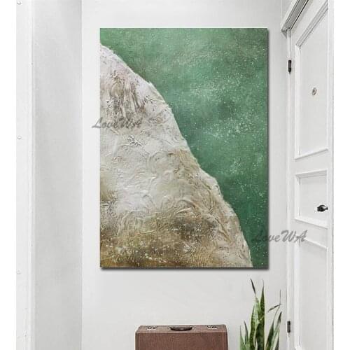 Modern New Arrival Simple Color Abstract 100% Handpainted Painting The Soft Wall Art Home Decor On Canvas Concise Style Unframed