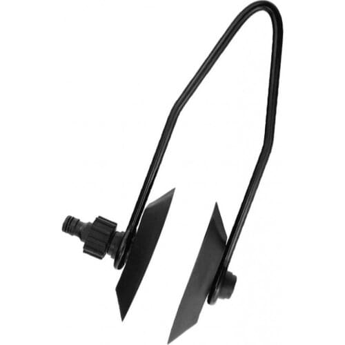 Five Oceans Universal Outboard Water Feed Motor Flusher, Rectangular Ear Muff Cup, Black