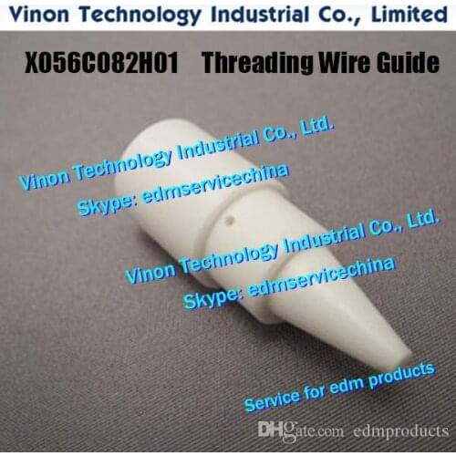 X056C082H01 edm Ceramic Guide Head 0.35mm for Mitsubishi DWC-FA,FA-S machines X056-C082-H01 Threading Wire Guide D=0.35mm