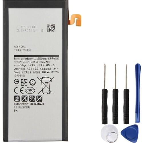 Original Replacement Samsung Battery EB-BA810ABE For Samsung Galaxy A8 2016 A810 SM-A810F A810F Genuine Phone Battery 4000mAh