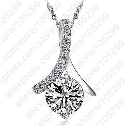 New Fashion High Grade 925 Sterling Silver Pendant Necklace Jewelry Nice Popular With Cubic Zirconia For Women