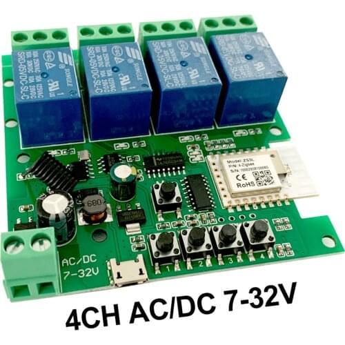 Zigbee 3.0 Tuya Wifi Switch Supports 12V 24V Control Smart Home Automation Module Works with Alexa Google Home Smart Life App