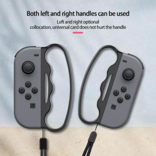 1 Pair For Switch With Controller Hand Grip With Wrist Straps For Fitness Boxing Game Accessories Adjustable Elastic Dance Strap