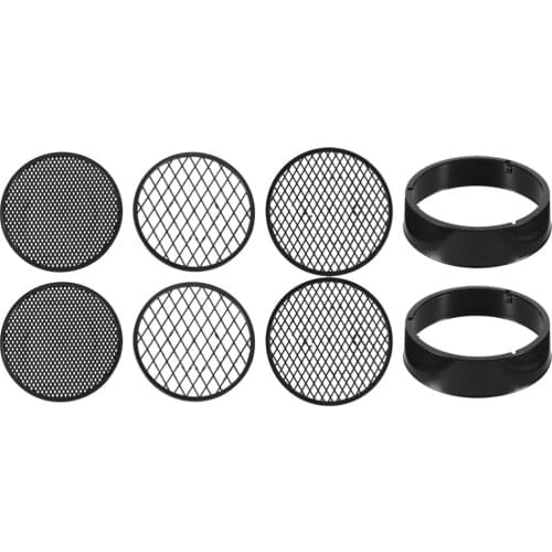 2 Sets/8pcs Mesh Sifting Pan Garden Sieve Gardening Tool Riddle Soil Sieve Set