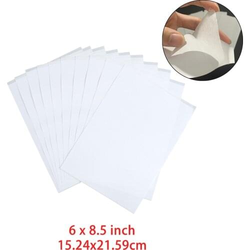 4 Size 10PCS/set Double Sided Adhesive Sheets Clear Sticker Transparent For Crafts Paper Card Album Photo Handmade Tool 2021