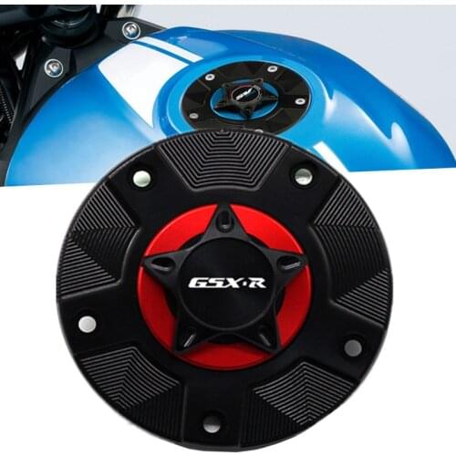 CNC Aluminum Gas Fuel Tank Cap Cover For SUZUKI GSXR600 GSXR750 GSXR1000 GSXR 1300 Hayabusa Motorcycle Fuel Tank Cap Accessories