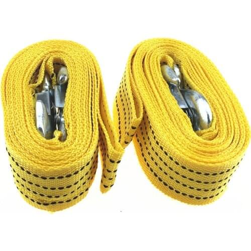 4M heavy-duty 3 ton car tow rope with hook road rescue is suitable for Chery Tiggo Geely Vision Roewe 750 950 350 550 E50 W5 E50