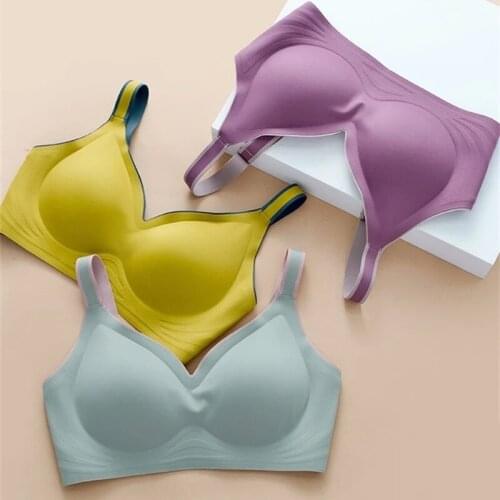 Elasticity Bras for Women Push Up Sexy Lingerie Seamless Latex Bra Fashion Bralette Brassiere Female Underwear BH Intimates