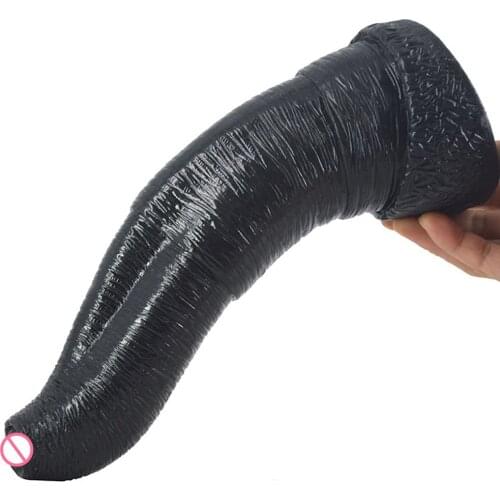 FAAK Thick Huge Dildo Big Animal Penis Elephant Snout Dick Anal SexToy for Adult Woman Masturbate Couples Flirting Erotic Shop