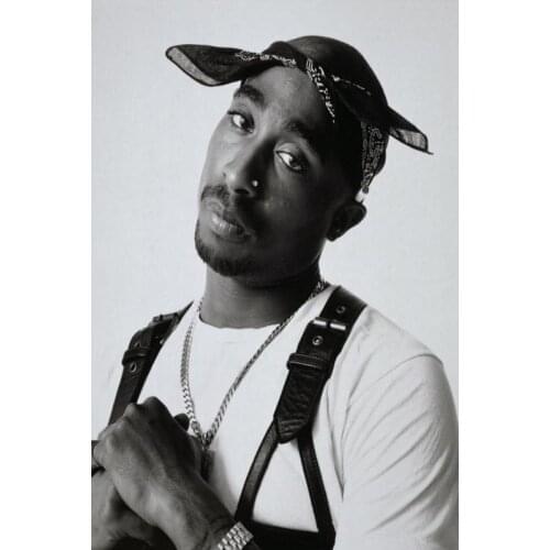 27x40cm Canvas Poster tupac Poster Top Decor Fabric2pac Room Cloth Poster As Gift #k,we9