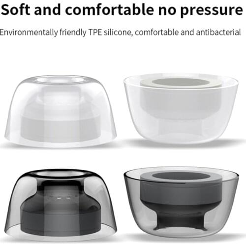Latex Ear Tips for HUAWEI Freebuds Pro Eartips Wireless Bluetooth Earbuds Anti-Slip Avoid Falling Off Vocal sticky earplugs