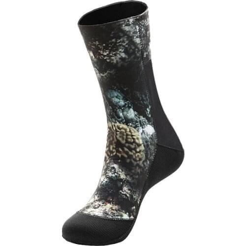3MM 5MM Neoprene Diving Socks For Men And Women Camouflage Beach Socks To Prevent Scratches Diving Socks Warm Snorkeling Socks