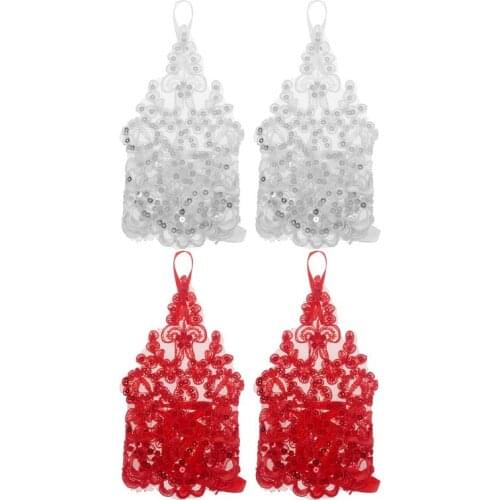 Gloves for Girls Princess Gloves Girls Wedding Dress Glove Costume Accessory Lace Diamond Performance Photography