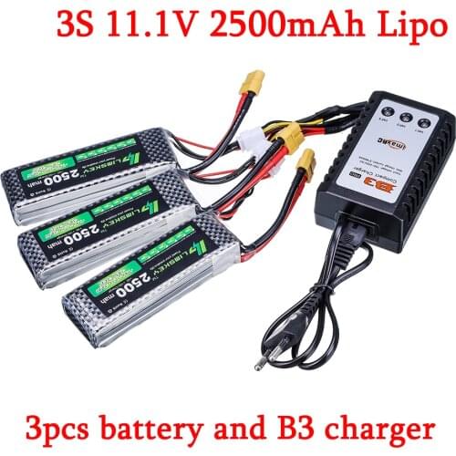 11.1V 2500mah Rechargeable battery For RC Car Boats Drones Airplane Helicopters Toys Robot Upgrade 1500mah 3s 11.1v Lipo Battery
