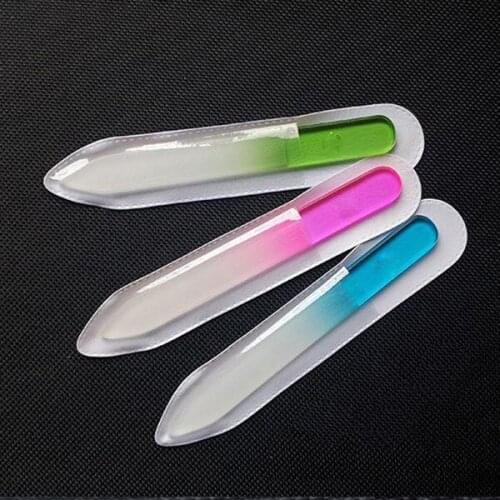 Crystal Glass File Buffer Nail Art Buffer Files For Manicure UV Polish Tool jk17