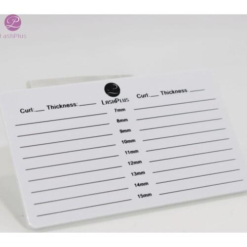 Acrylic False Eyelashes Stand Pad Pallet Lashes Holder with Tick Mark Fake Lashes Extension Essential Tool