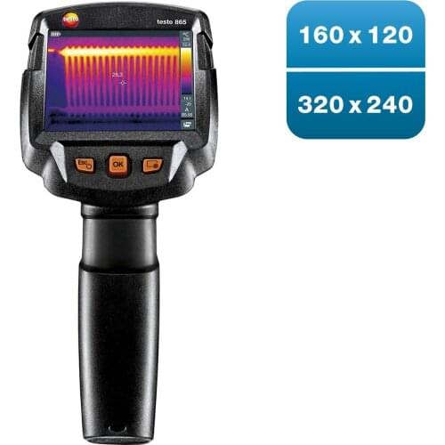 Testo 865 Entry Level Thermal Imager 0560 8650 (160 x 120 pixels) For Heating system pipeline leakage and operation detection