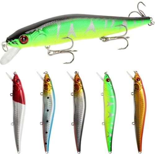 1PCS/Lot 14 cm/ 23 g Minnow Fishing Lures Wobbler Hard Baits Crankbaits ABS Artificial Lure For Bass Pike Fishing Tackle