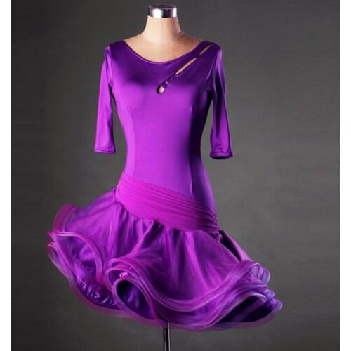 2018 Adult/Child Latin Dance Dress Women/Girls Cha Cha/Rumba/Samba/Salsa Dance Dresses Accept Custom Latin Dance Wear