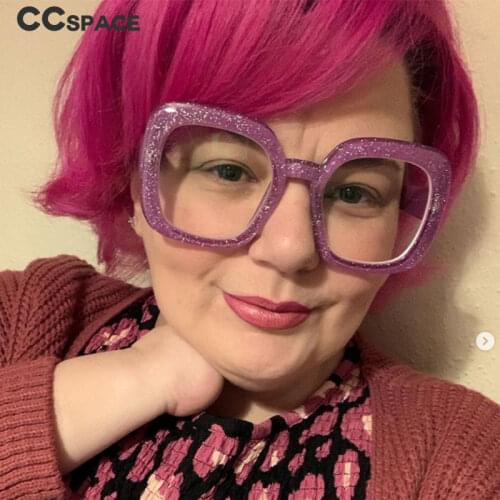 53110 Big Cat Eye Square Glasses Frames Oversized Women Fashion Computer Glasses