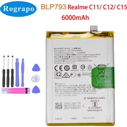 BLP757 BLP771 BLP793 BLP799 BLP803 BLP807 BLP809 Phone Battery For Oppo Realme Realme Narzo 10 10A 20 20A 30 30A Pro