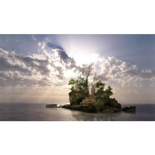 Full Round drill 5D DIY Diamond embroidery Landscape Castle Diamond Painting Cross Stitch Rhinestone Mosaic decoration Handcraft