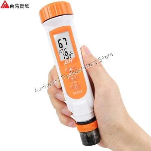 AZ8685A Digital PH Meter water quality tester 0.00-14.00 0.2pH with ATC LCD Dispaly PH Value Tester Meter