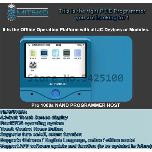 JC PRO1000S Battery Tester Battery Healthy Test Tool For 5 5S SE 6 6P 6S 6P 7 7P 8 8P X