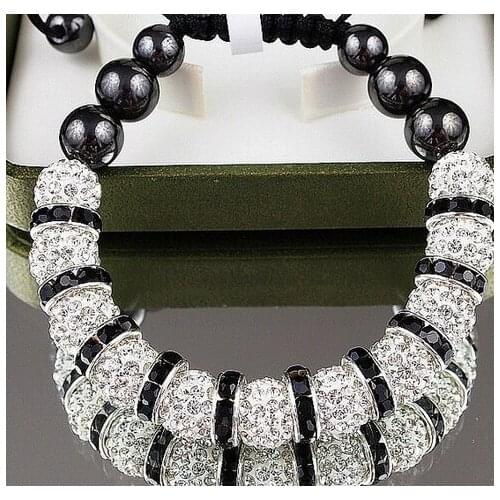 Free Shipping ! High Quality 50% discount l90 10mm Ball Beads crystal Bracelet.New Arrival!Jewelry Promotion