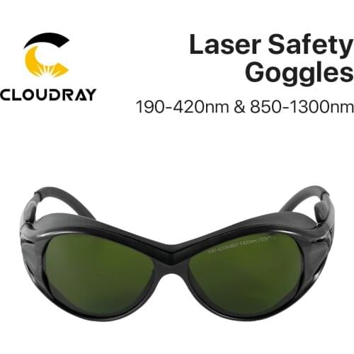Cloudray 1064nm Laser Safety Goggles 850-1300nm OD4+ CE Protective Goggles For Fiber Laser Style A