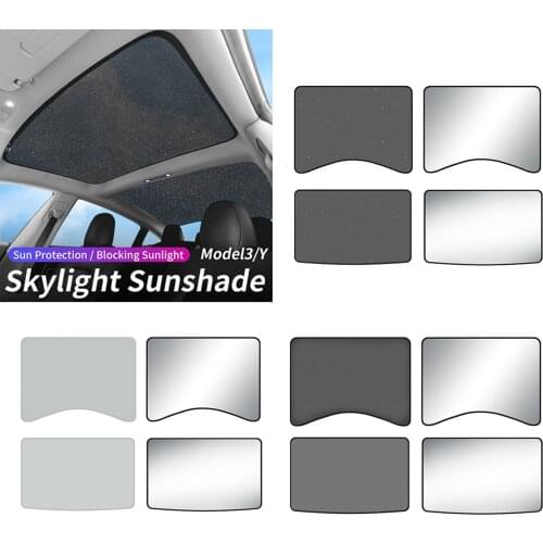 Roof Sunshade Fit for Tesla Model 3 Y Sunroof Sunshade Protection Shade