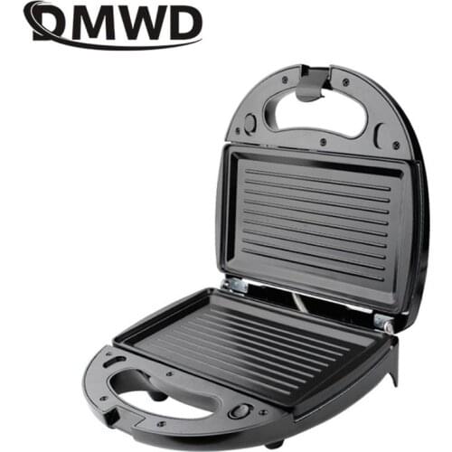 DMWD 3 in 1 Electric Waffles Maker Iron Sandwich Maker Bread Machine Frying Baking Pan Breakfast Waffle Machine Non-stick