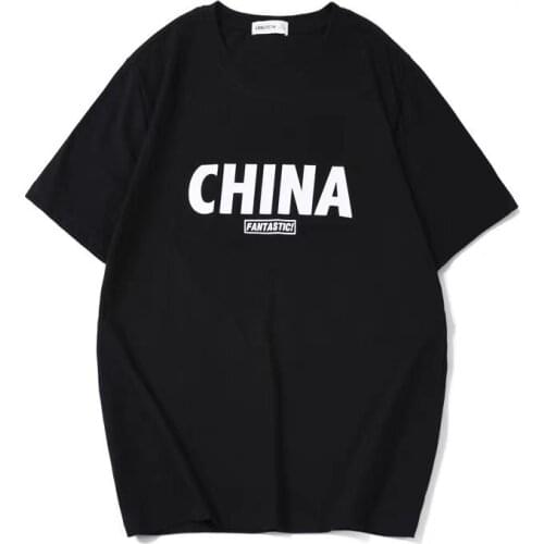 Summer Tide ins Combed Cotton Couple Short-sleeved T-shirts for men and women