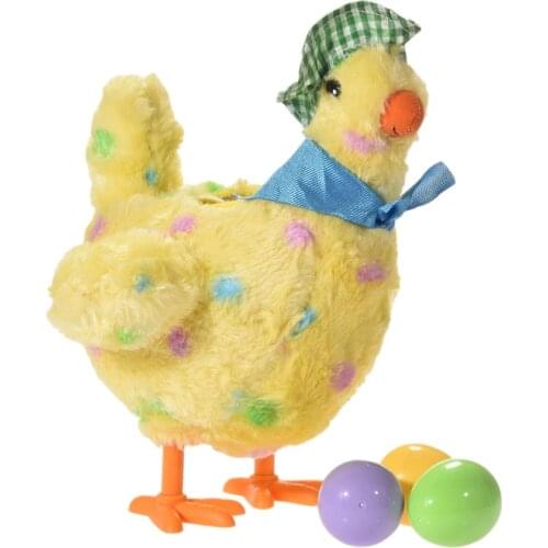 2021 Best Selling Product Hen Laying Eggs Toy Plush Magic Chicken Stuffed Toy Indoor And Outdoor Fun Games Creative Toys For Kid