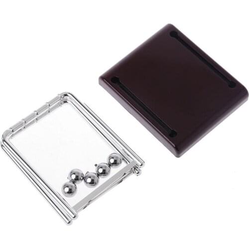 Cradle Steel Newtons Balance Ball Physics Science Pendulum Fun Desk Toy Gift