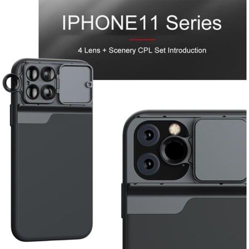 Phone Lens Cover Wide Angle Filter 4 Lens And CPL Set Phone Case Accessories For IPhone11 11 PRO 11 PRO MAX