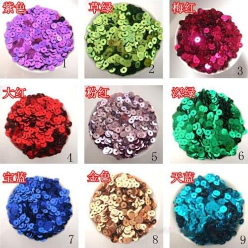 About 12000Pcs 100g New DIY 4mm Sparkling Round Loose Sequins Paillettes Jewellery Arts Crafts For Wedding Dress