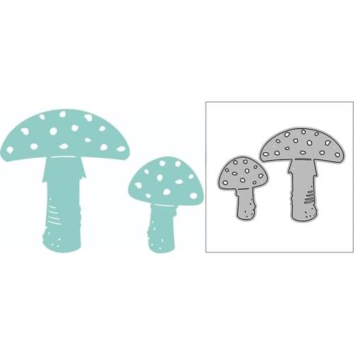New Lovely Duo Mushroom Shape 2020 Metal Cutting Dies for DIY Scrapbooking and Card Making Decorative Embossing Craft No Stamps