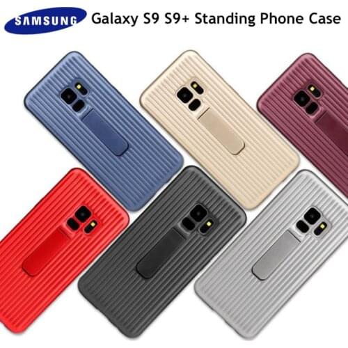 Original Samsung S9 S9+ Standing Phone Case Ultimate Device For Galaxy S9 SM-G9600 S9Plus G9650 S9 + Protection Cover With Logo