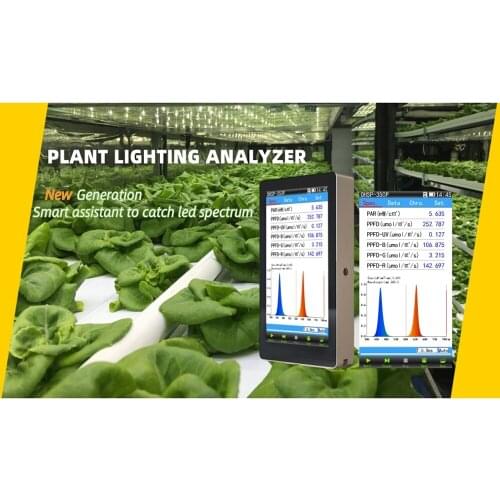 Portable Spectrometer OHSP350P Hopoocolor Par Ppfd Meter Cct Cri Lux for Greenhouse