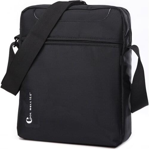 REJS LANGT Casual Mens Messenger Bag Oxford Crossbody Bags Fit 10.6 Inch Ipad Waterproof Anti-Theft Shoulder Bagpack sac homme
