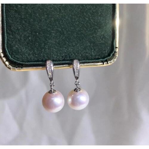 Wedding 925 Sterling Silver Earrings Findings Settings Base Mountings Parts Mounts for Coral Pearls Agate Crystal Stones Jade