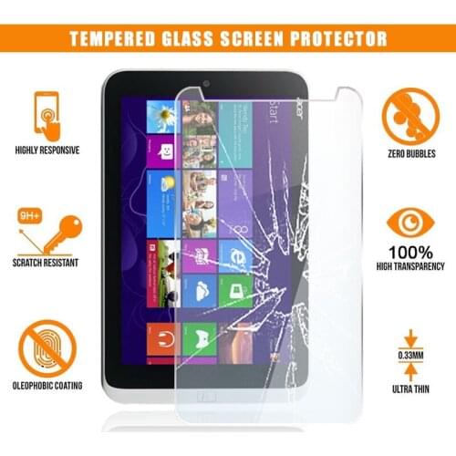 Screen Protector for Acer Iconia A1-830 7.9" Tablet Tempered Glass 9H Scratch Resistant Anti-fingerprint Film Guard Cover